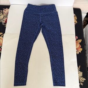 Blue Patterned Leggings